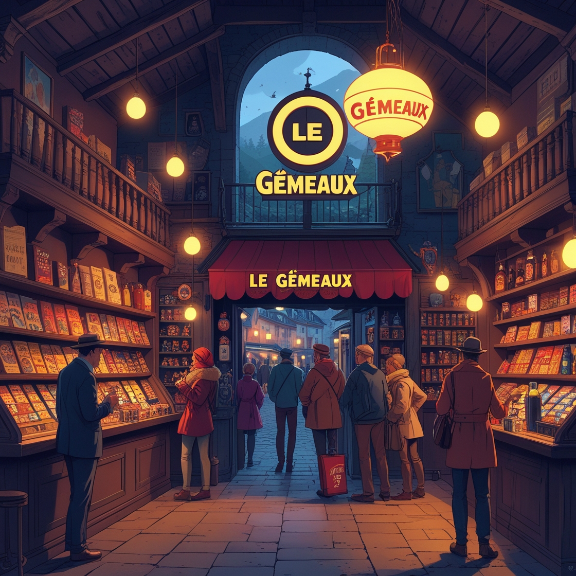 illustration tabac le gémeau