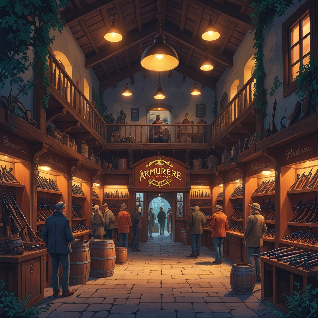 Illustration armurerie Perouze