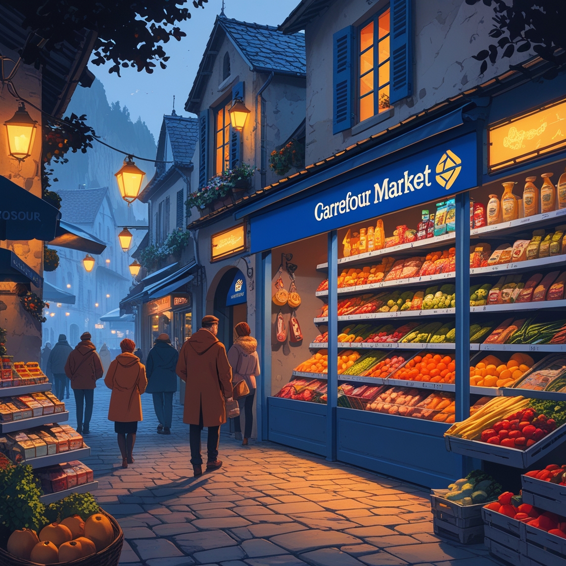 illustration Carrefour Market