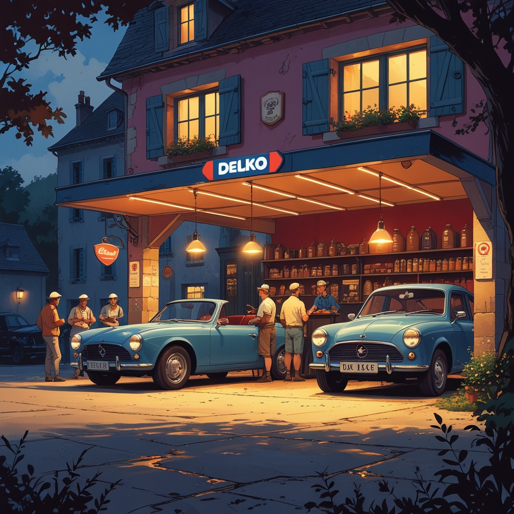 Illustration garage Delko