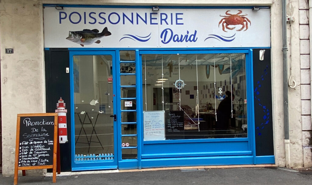 devanture poissonnerie david