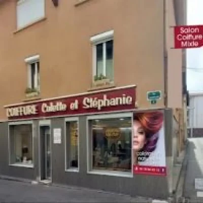 Devanture salon colette et stéphanie coiffure