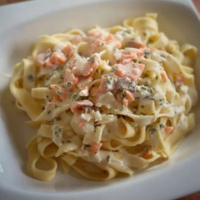pâtes au saumons