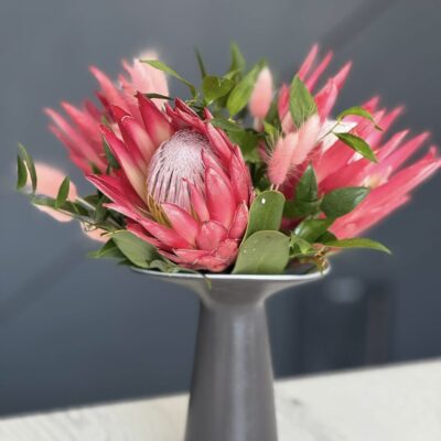 bouquet de fleurs roses