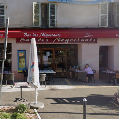 devanture bar des négociants
