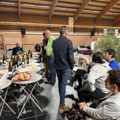 repas de fin de première journée aves les exposants et les commerçants