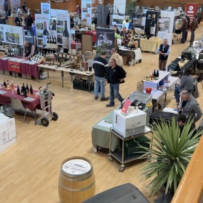Salon du vin pris du dessus