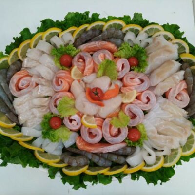 Plateau de fruits de mer pour plancha ou pierrades